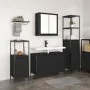 3-Piece Bathroom Furniture Set - Engineered Wood in Black Oak by , bathroom vanities - Ref: Foro24-3328379, Price: 216,67 €, ...