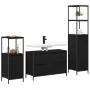 3-Piece Bathroom Furniture Set - Engineered Wood in Black Oak by , bathroom vanities - Ref: Foro24-3328379, Price: 216,67 €, ...