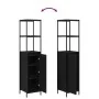 3-Piece Bathroom Furniture Set - Engineered Wood in Black Oak by , bathroom vanities - Ref: Foro24-3328379, Price: 216,67 €, ...