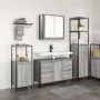 3-piece bathroom furniture set in sonoma gray wood by , bathroom vanities - Ref: Foro24-3328382, Price: 210,44 €, Discount: %