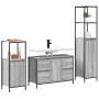 3-piece bathroom furniture set in sonoma gray wood by , bathroom vanities - Ref: Foro24-3328382, Price: 210,44 €, Discount: %