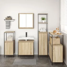 5-Piece Bathroom Furniture Set in Wood Made of Sonoma Oak by , bathroom vanities - Ref: Foro24-3328385, Price: 296,84 €, Disc...