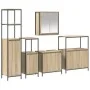 5-Piece Bathroom Furniture Set in Wood Made of Sonoma Oak by , bathroom vanities - Ref: Foro24-3328385, Price: 296,45 €, Disc...