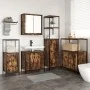 5-teiliges Badmöbel-Set aus hochwertigem geräuchertem Eichenholz von , Badezimmerwaschtische - Ref: Foro24-3328386, Preis: 29...