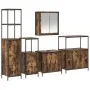 5-teiliges Badmöbel-Set aus hochwertigem geräuchertem Eichenholz von , Badezimmerwaschtische - Ref: Foro24-3328386, Preis: 29...