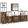 5-teiliges Badmöbel-Set aus hochwertigem geräuchertem Eichenholz von , Badezimmerwaschtische - Ref: Foro24-3328386, Preis: 29...