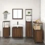 5-Piece Bathroom Furniture Set in Brown Oak and Crafted Wood by , bathroom vanities - Ref: Foro24-3328388, Price: 306,09 €, D...
