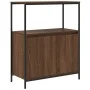 5-teiliges Badmöbel-Set aus brauner Eiche und handgefertigtem Holz von , Badezimmerwaschtische - Ref: Foro24-3328388, Preis: ...