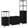 3 Piece Bathroom Furniture Black Oak Elaborated Wood by , bathroom vanities - Ref: Foro24-3328394, Price: 178,92 €, Discount: %