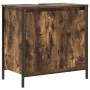 Juego de muebles de baño de 3 piezas en roble ahumado - Madera compuesta de , Tocadores de baño - Ref: Foro24-3328396, Precio...