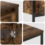Juego de muebles de baño de 3 piezas en roble ahumado - Madera compuesta de , Tocadores de baño - Ref: Foro24-3328396, Precio...