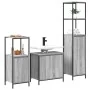 Conjunto de Muebles de Baño de 3 Piezas en Madera Ingenierizada Gris Sonoma de , Tocadores de baño - Ref: Foro24-3328397, Pre...
