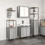 Conjunto de Muebles de Baño de 3 Piezas en Madera Ingenierizada Gris Sonoma de , Tocadores de baño - Ref: Foro24-3328397, Pre...
