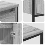 Conjunto de Muebles de Baño de 3 Piezas en Madera Ingenierizada Gris Sonoma de , Tocadores de baño - Ref: Foro24-3328397, Pre...