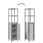 Conjunto de Muebles de Baño de 3 Piezas en Madera Ingenierizada Gris Sonoma de , Tocadores de baño - Ref: Foro24-3328397, Pre...