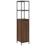 Conjunto de Muebles de Baño de 3 Piezas en Madera Elaborada de Roble Marrón de , Tocadores de baño - Ref: Foro24-3328398, Pre...