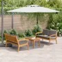Conjunto bistró de 3 piezas con cojines - Madera maciza de acacia | Foro24.es | Tu tienda online para hogar, jardín y más Foro24.es