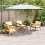 Juego de Bistro de 5 Piezas con Cojines de Madera Sólida de Acacia | Foro24.es | Tu tienda online para hogar, jardín y más Foro24.es