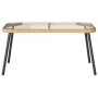 Conjunto de Comedor de Jardín de 2 Piezas con Cojines de Poliratán Natural de , Sillas de jardín - Ref: Foro24-3328647, Preci...