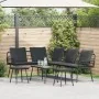 4-Piece Garden Sofa Set with Black Synthetic Rattan Cushions by , Outdoor sofas - Ref: Foro24-3328650, Price: 424,82 €, Disco...
