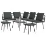 4-Piece Garden Sofa Set with Black Synthetic Rattan Cushions by , Outdoor sofas - Ref: Foro24-3328650, Price: 424,82 €, Disco...