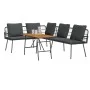 Conjunto de Sofá de Jardín de 2 Piezas con Cojines Negro Poliratán de , Sofás de exterior - Ref: Foro24-3328652, Precio: 373,...