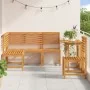 4-teiliges Garten-Esszimmerset - massives Akazienholz von , Gartenbänke - Ref: Foro24-3328689, Preis: 440,37 €, Rabatt: %