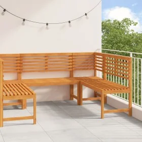 5-Piece Garden Furniture Set in Solid Acacia Wood by , garden benches - Ref: Foro24-3328690, Price: 458,06 €, Discount: %