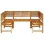 Juego de Muebles de Jardín de 5 Piezas en Madera Maciza de Acacia de , Bancos de jardín - Ref: Foro24-3328690, Precio: 458,03...