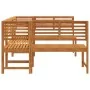 Juego de Muebles de Jardín de 5 Piezas en Madera Maciza de Acacia de , Bancos de jardín - Ref: Foro24-3328690, Precio: 458,03...