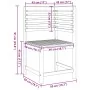 Juego de Muebles de Jardín de 5 Piezas en Madera Maciza de Acacia de , Bancos de jardín - Ref: Foro24-3328690, Precio: 458,03...