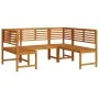 3-Piece Solid Acacia Wood Garden Bench Set | Foro24.es | Tu tienda online para hogar, jardín y más Foro24.es