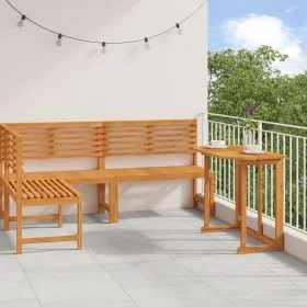 3-Piece Garden Bistro Set in Solid Acacia Wood by , garden benches - Ref: Foro24-3328692, Price: 404,02 €, Discount: %
