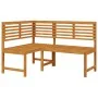 3-Piece Solid Acacia Wood Garden Bench Set | Foro24.es | Tu tienda online para hogar, jardín y más Foro24.es