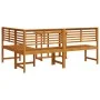 Conjunto de Bistro de Jardín de 3 Piezas de en Madera Sólida de Acacia de , Bancos de jardín - Ref: Foro24-3328692, Precio: 4...