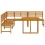 Conjunto de Comedor de Jardín de Acacia de 4 Piezas de , Bancos de jardín - Ref: Foro24-3328693, Precio: 501,55 €, Descuento: %
