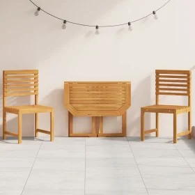 3-teiliges Garten-Bistro-Set aus massivem