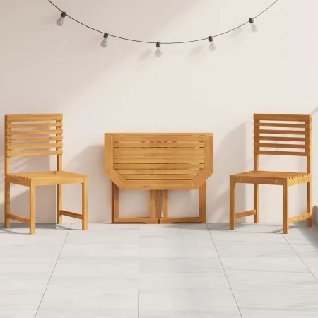 Conjunto de Bistro de Jardín de 3 Piezas de Madera Maciza de Acacia de , Mesas de jardín - Ref: Foro24-3328694, Precio: 226,4...