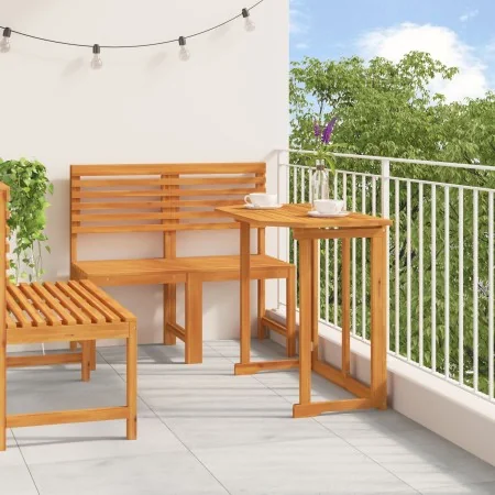 4-Piece Garden Dining Set made of Solid Acacia Wood by , Garden tables - Ref: Foro24-3328695, Price: 317,83 €, Discount: %