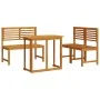 4-Piece Garden Dining Set made of Solid Acacia Wood by , Garden tables - Ref: Foro24-3328695, Price: 317,83 €, Discount: %