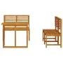 4-Piece Garden Dining Set made of Solid Acacia Wood by , Garden tables - Ref: Foro24-3328695, Price: 317,83 €, Discount: %
