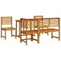 5-Piece Garden Dining Set made of Solid Acacia Wood | Foro24.es | Tu tienda online para hogar, jardín y más Foro24.es