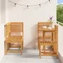 5-Piece Garden Dining Set made of Solid Acacia Wood | Foro24.es | Tu tienda online para hogar, jardín y más Foro24.es