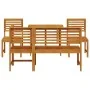 5-Piece Garden Dining Set made of Solid Acacia Wood | Foro24.es | Tu tienda online para hogar, jardín y más Foro24.es