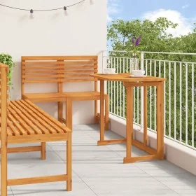 5-Piece Solid Acacia Wood Garden Dining Set by , Garden tables - Ref: Foro24-3328698, Price: 418,37 €, Discount: %