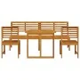 5-teiliges Garten-Esszimmerset aus massivem Akazienholz von , Gartentische - Ref: Foro24-3328698, Preis: 413,36 €, Rabatt: %