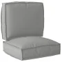Set of Pallet Cushions Set of 2 Gray Polyester Fabric | Foro24.es | Tu tienda online para hogar, jardín y más Foro24.es