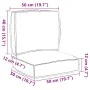 Set of Pallet Cushions Set of 2 Large Polyester Cream by , Cushions for chairs and sofas - Ref: Foro24-3329041, Price: 41,37 ...