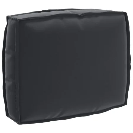 Set of cushions for pallets 2 units Black Polyester Medium by , Cushions for chairs and sofas - Ref: Foro24-3329043, Price: 4...