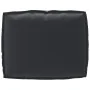 Set of cushions for pallets 2 units Black Polyester Medium by , Cushions for chairs and sofas - Ref: Foro24-3329043, Price: 4...